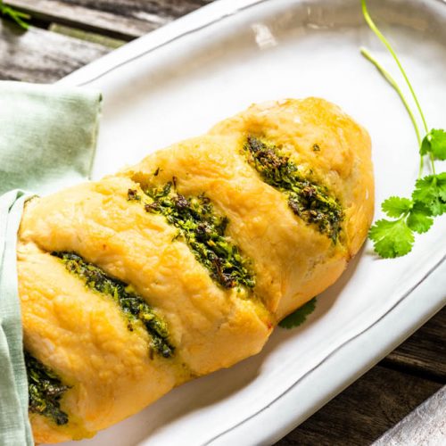 Baguette mit Kräutberbutter