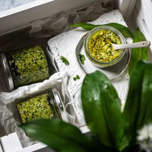 Box mit 3 Gläschen Bärlauch Pesto