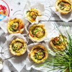 Blätterteig Rosen in Muffinform