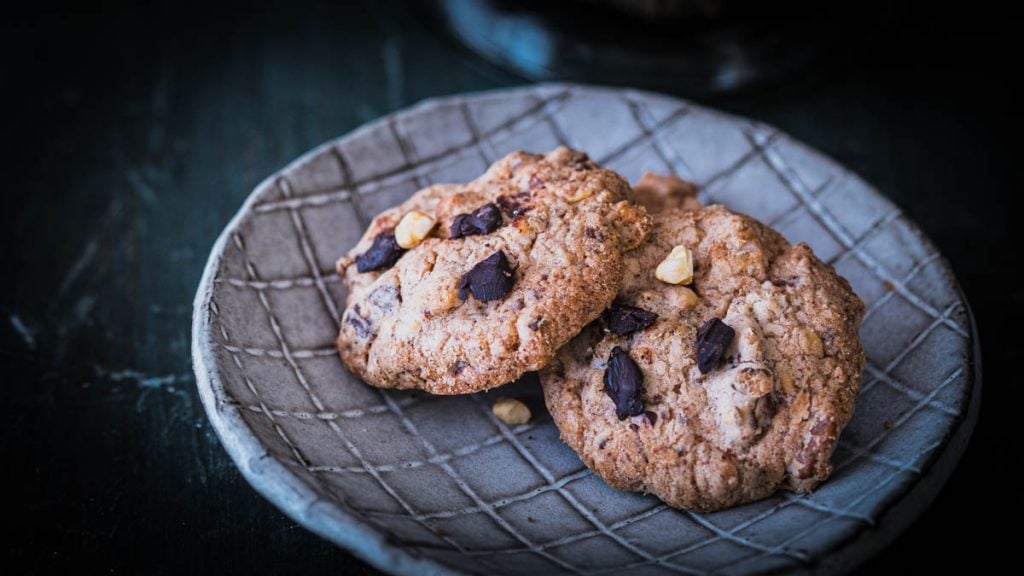 Chocolate Chip Cookies mit Nüssen | Rezept Chocolate Chip Cookies mit Nüssen | Rezept