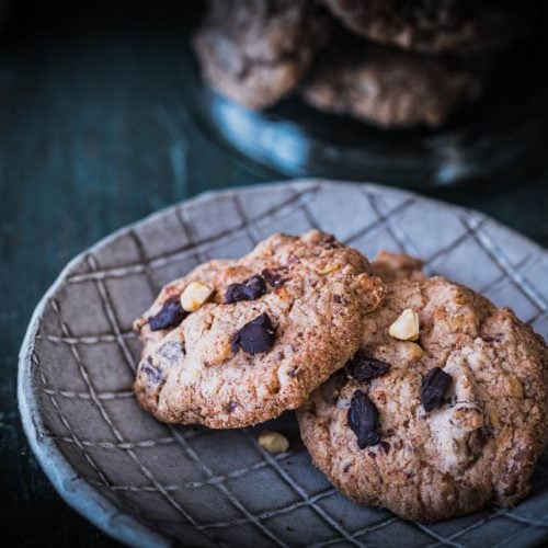 Chocolate Chip Cookies mit Nüssen | Rezept
