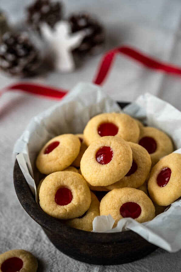 Zarte Engelsaugen Plätzchen | Rezept