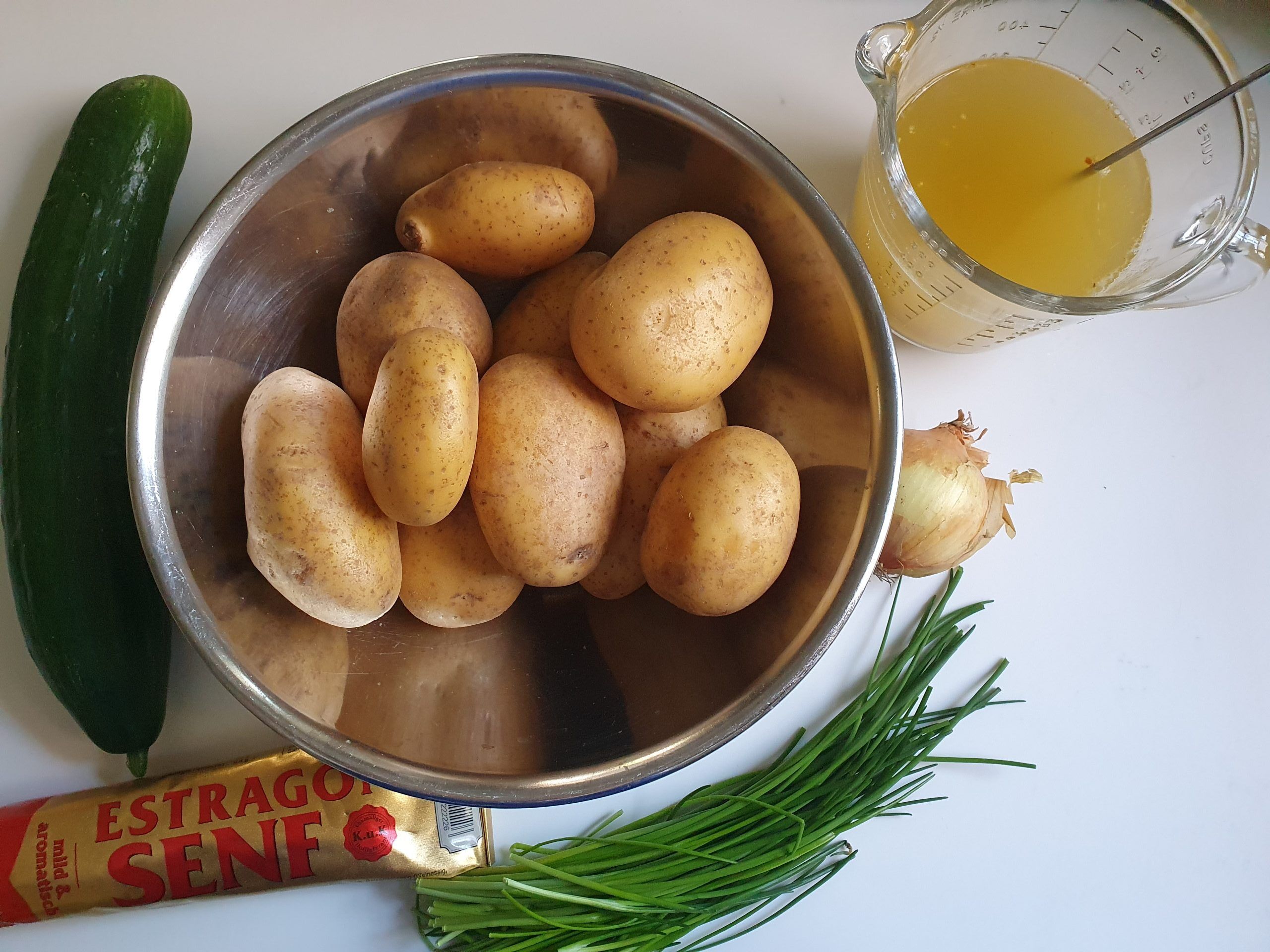 Zutaten für Wiener Kartoffelsalat