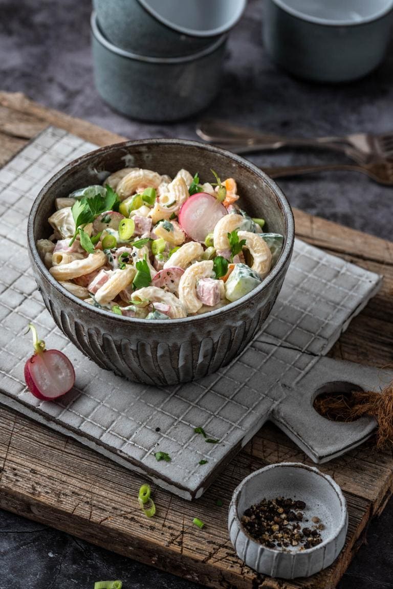 Schneller Nudelsalat nach Omas Rezept | Mundgefühl Schneller Nudelsalat nach Omas Rezept | Mundgefühl