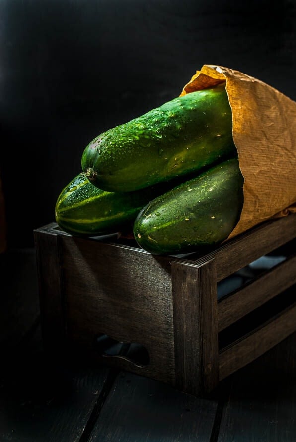 Gurkensalat mit Essig und Öl | Rezept