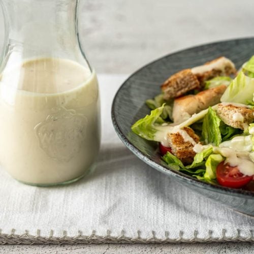 einfaches Caesar Salad Dressing - Mundgefühl