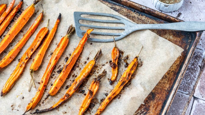 Ofengemüse auf einem Backblech - Foodblog Mundgefühl