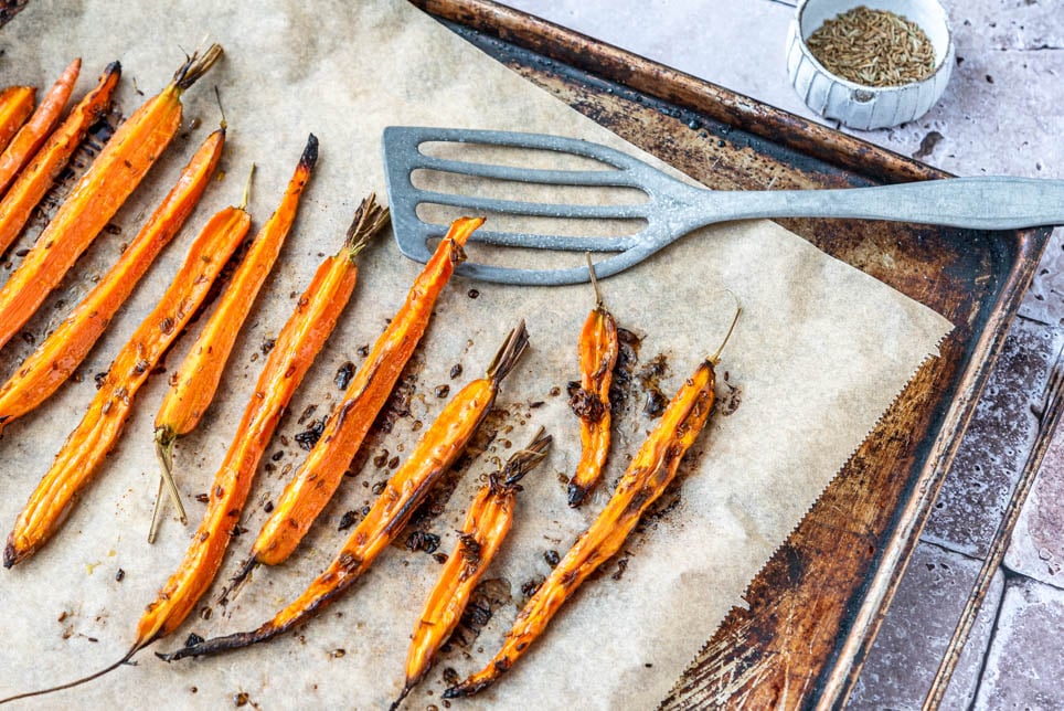 Ofengemüse auf einem Backblech - Foodblog Mundgefühl