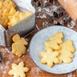 Butterplätzchen nach Omas Rezept auf Keksteller - Foodblog Mundgefühl