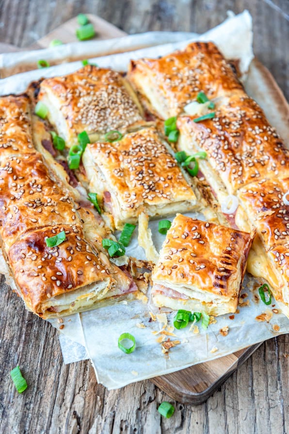 Blätterteig herzhaft - schneller Snack | Rezept Blätterteig herzhaft - schneller Snack | Rezept