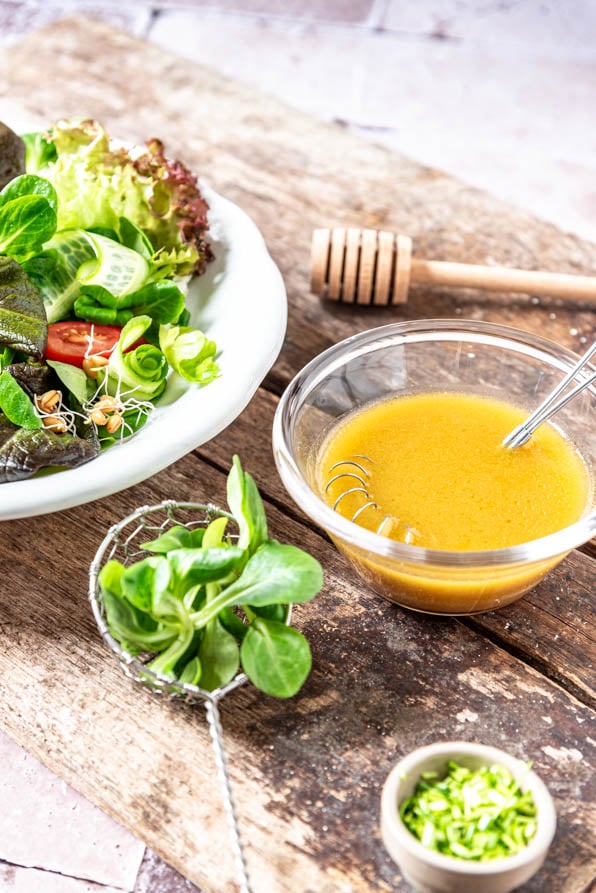 Schnelles Honig-Senf-Dressing | Rezept