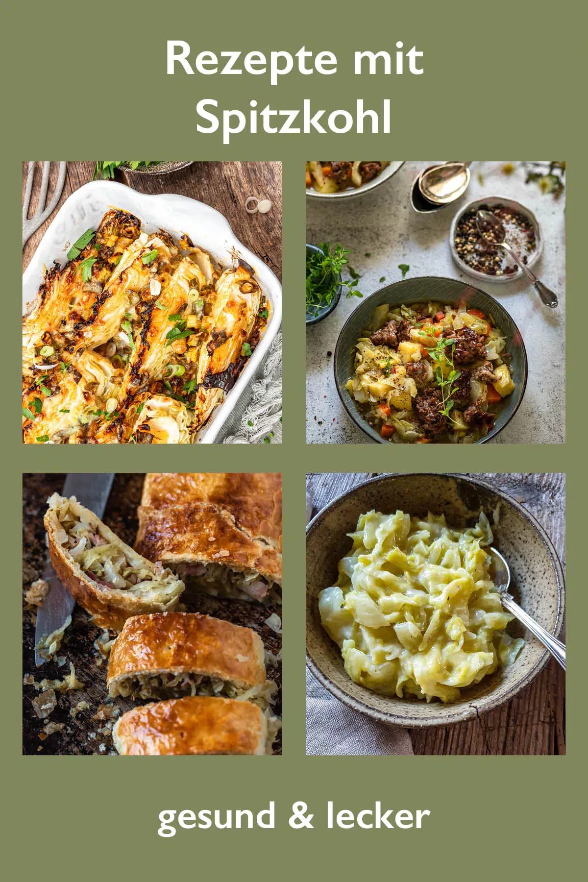 meine-besten-spitzkohl-rezepte 4 Bilder mit Spitzkohl Rezepten