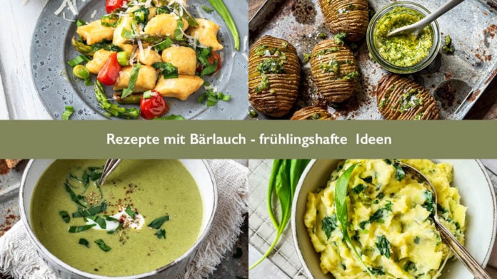 4 Fotos mit Bärlauch Rezepte