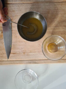 Dressing wird angerührt