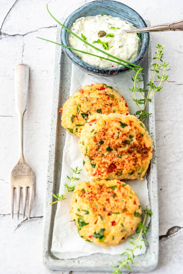 Fischfrikadellen mit Tartare Sauce