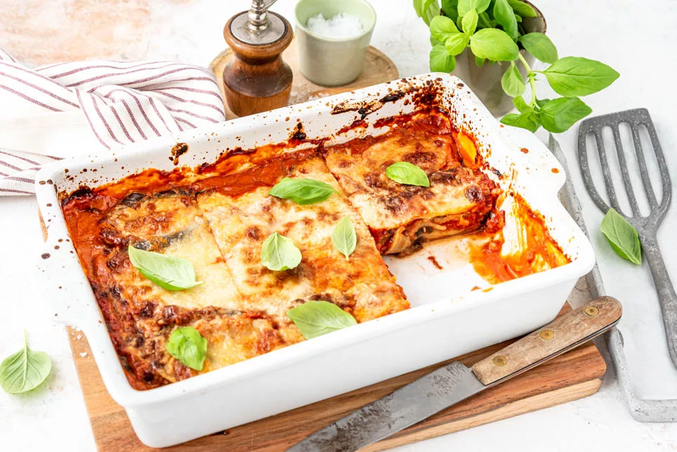 Italienisches Auberginenauflauf Rezept – Parmigiana di Melanzane vegetarisch