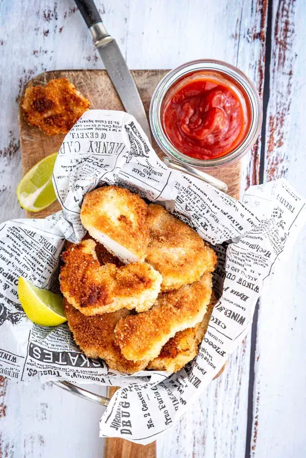 Chicken Nuggets selber machen – außen knusprig, innen saftig und frisch gebraten in der Pfanne