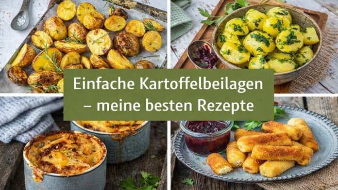 kartoffelbeilagen-rezepte Einfache Kartoffelbeilagen – Rosmarinkartoffeln, Petersilienkartoffeln, Kartoffelgratin und Kroketten